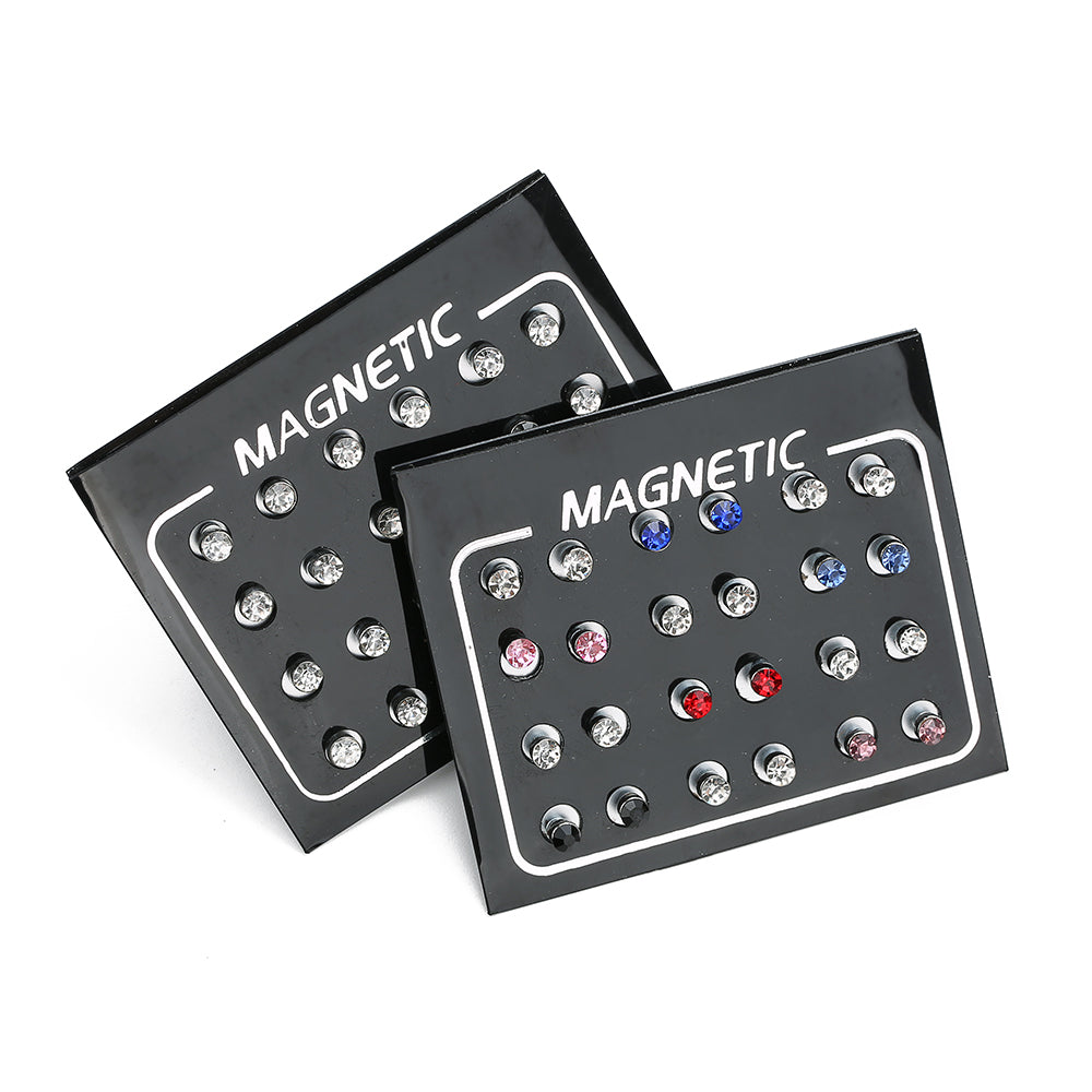 Non-Pierced Magnet Magnet Stud Earrings