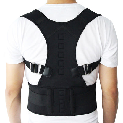 Adjustable Magnetic Posture Corrector Corset Back Body Shaper Belt Lumbar Support