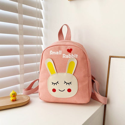 Children's Bags Girls Canvas Backpacks Cute Cartoon Girls Backpacks