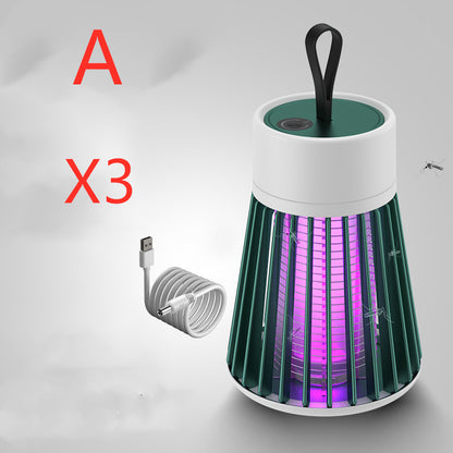 Anti mosquitos portátil elétrico assassino de mosquito lâmpada usb assassino de insetos led mosquito armadilha bug zapper repelente