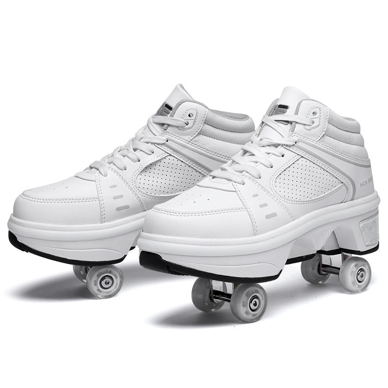 Dual-purpose Roller Skates, Double Row Roller Skates