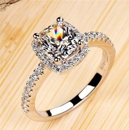 Engagement Ring White, Gold Color