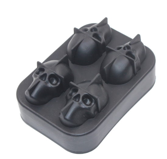 Creative 3D Skull Mold Ice Cube Tray Silicone Mold Soap Candle Mold Sugar Craft Tools Bakeware Chocolate Mold