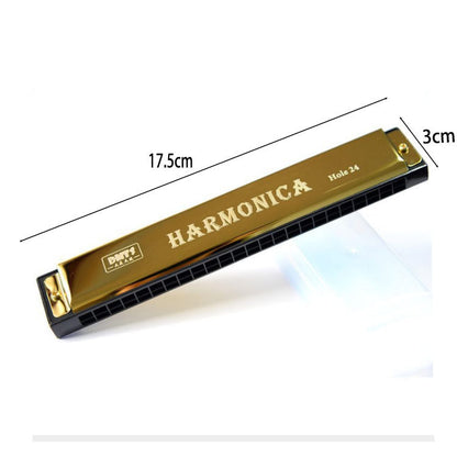 Double-row adjustable harmonica