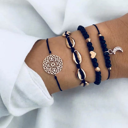 Conjunto de pulseira da lua