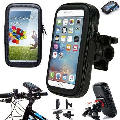 Untoom bicicleta motocicleta suporte de telefone à prova d'água bolsa de telefone para bicicleta