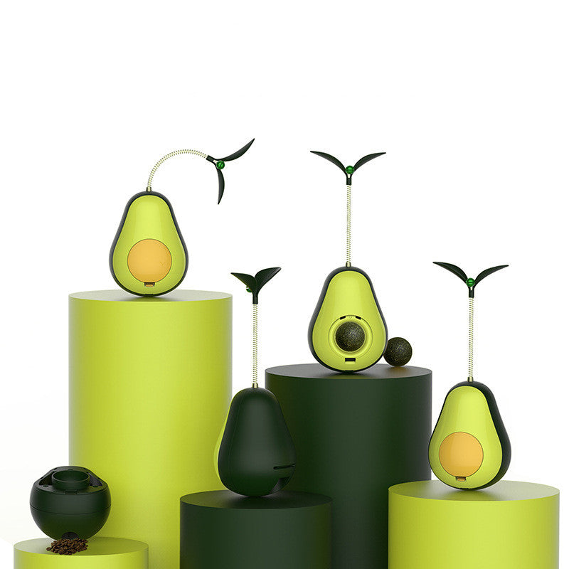 Juguete multifuncional para fugas de alimentos, vaso de aguacate, juguete para gatos