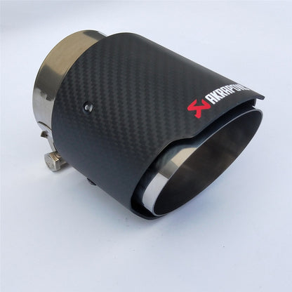 Exhaust pipe carbon fiber decoration