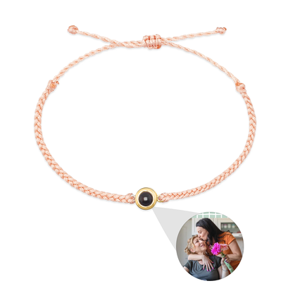 Pulsera personalizada con proyección de fotos en color, joyería para hombres y mujeres, regalo del día de San Valentín