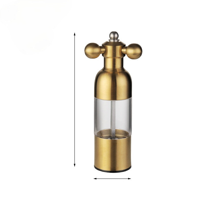 Moinho de pimenta gadgets moedor de pimenta e sal moagem 4 cores alho moagem moedor de especiarias cozinha ferramentas criativas acessório para churrasco