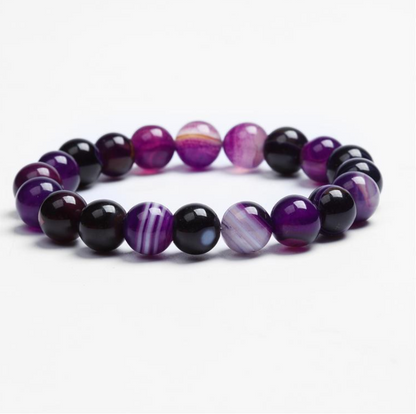 New creative garnet grape stone bracelet woven bracelet natural stone bracelet