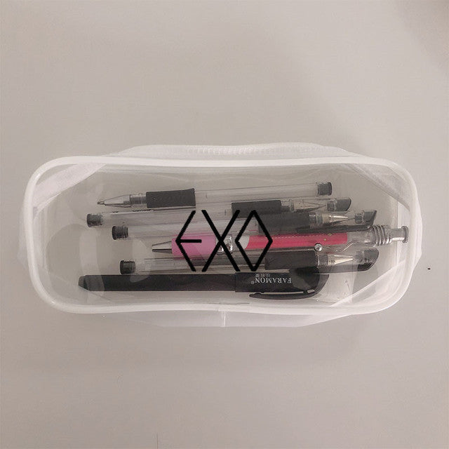 Cheer Around Transparent Student Pencil Case