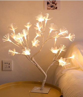 Lâmpada led de flor de cerejeira, 36 lâmpadas, vaso de natal, café, lâmpada floral, galhos de árvore, luz decorativa, casamento, casa, bar, decoração