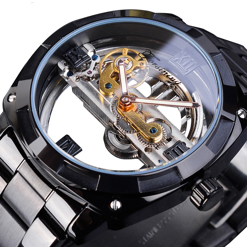 Skeleton Automatic Mechanical Watch