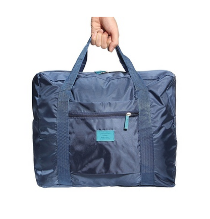 Bolsa de viaje portátil, bolso de nailon de gran capacidad, bolsa plegable para almacenamiento de equipaje