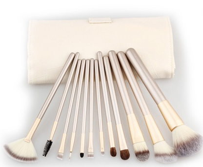 White Make-up Brush, 24 Make-up And Brush Suits For Portable Beauty And Makeup Tools