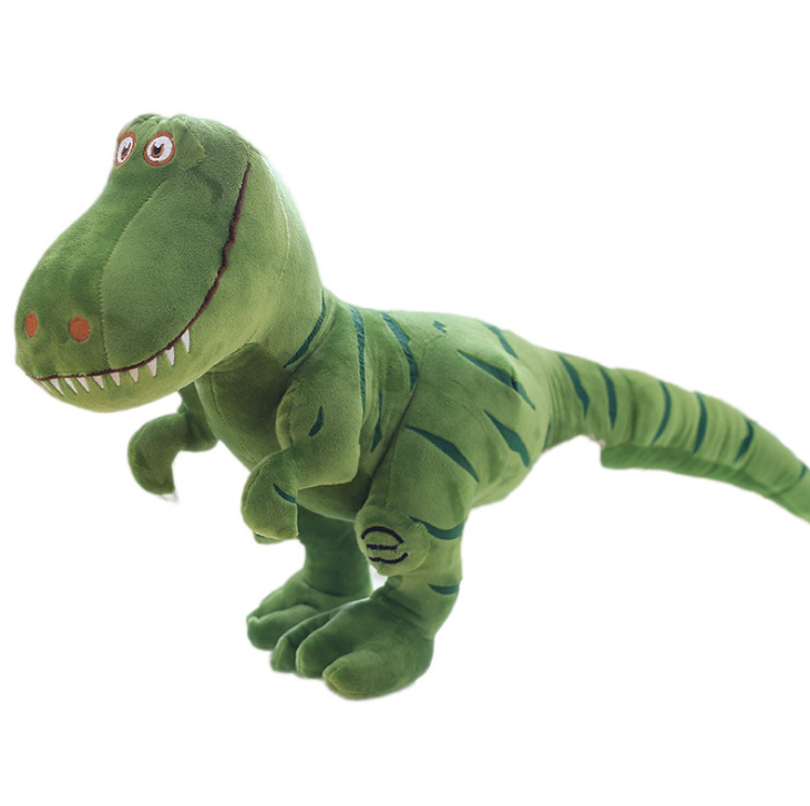 Nuevos juguetes de peluche de dinosaurios, tiranosaurio de dibujos animados, lindos muñecos de peluche para niños, regalo de cumpleaños