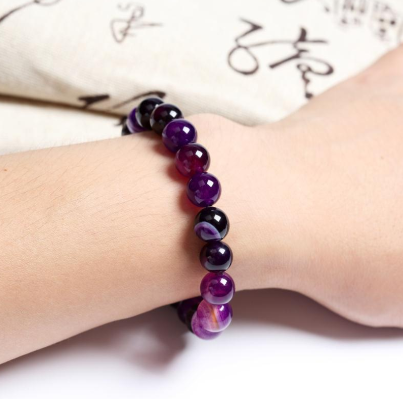 New creative garnet grape stone bracelet woven bracelet natural stone bracelet