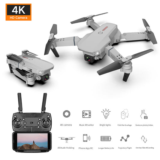 Drone aéreo 4K con cámara dual