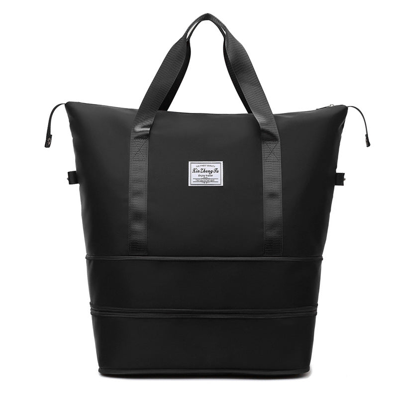 Bolsa de viaje con doble separación en seco y mojado, impermeable, de gran capacidad, para gimnasio, Fitness, Weekender durante la noche para mujer