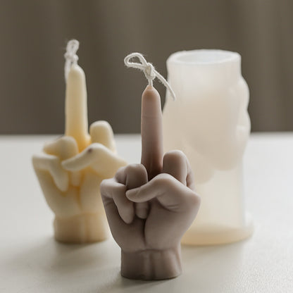 Middle Finger Scented Candle DIY Mold