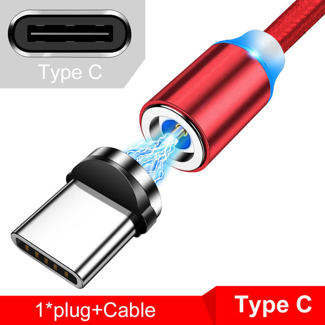 Cabo USB magnético USB de carregamento rápido