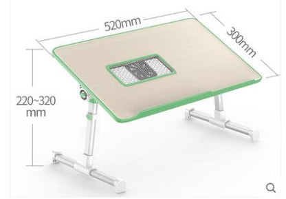 Soporte de escritorio ajustable para ordenador portátil, mesa de cama plegable para ordenador portátil, se puede levantar de pie 