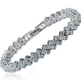 Pulsera brillante de plata de ley S925