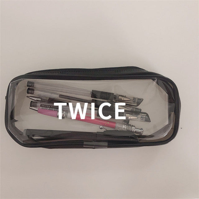 Cheer Around Transparent Student Pencil Case