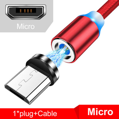 Cabo USB magnético USB de carregamento rápido