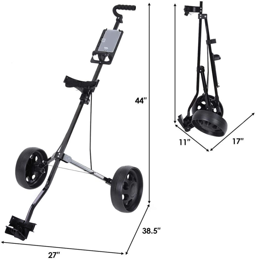 Two-wheel Iron Car Foldable Golf Cart