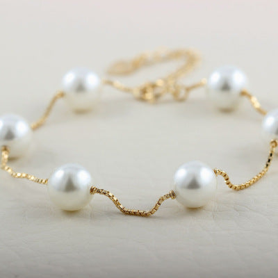 925 Sterling Silver Beaded Bracelet