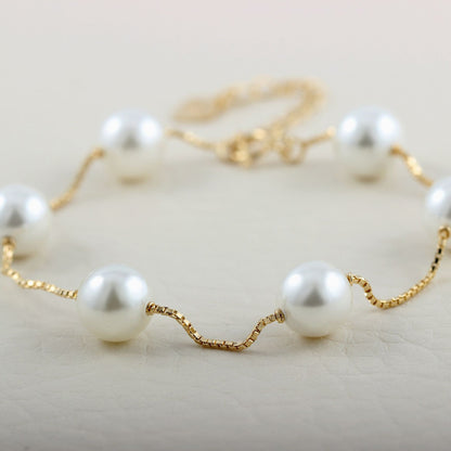 925 Sterling Silver Beaded Bracelet