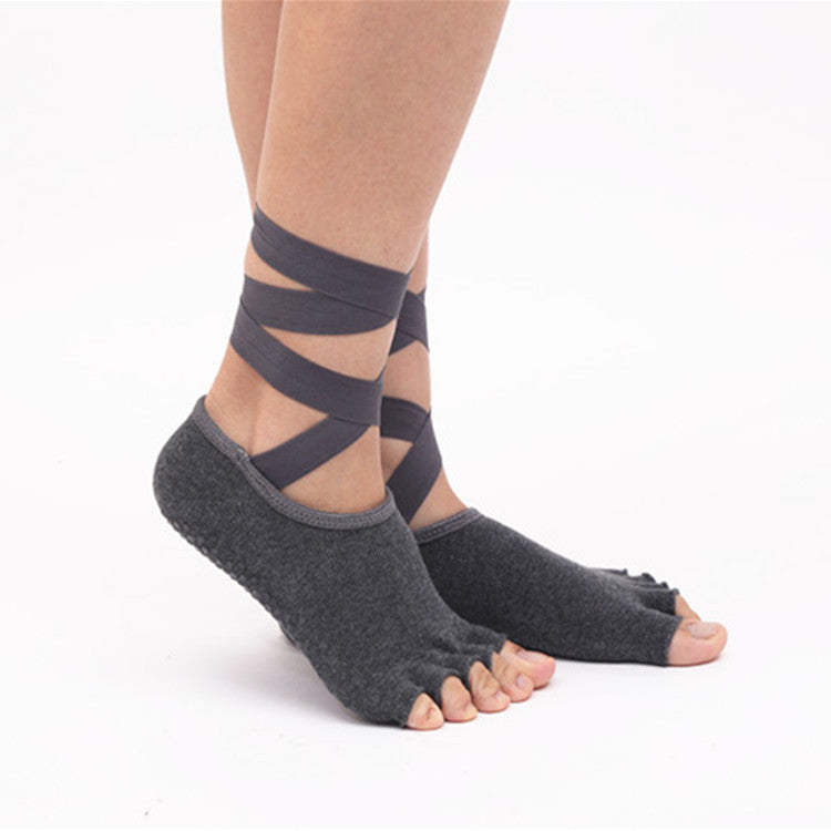 Five-finger Socks Fingerless Non-slip Yoga Socks Women