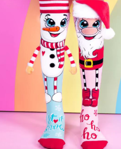 Calcetines de regalo decorativos navideños