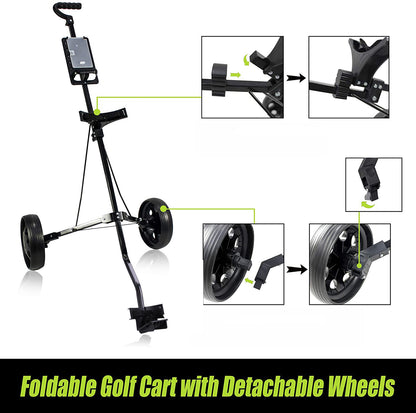 Two-wheel Iron Car Foldable Golf Cart