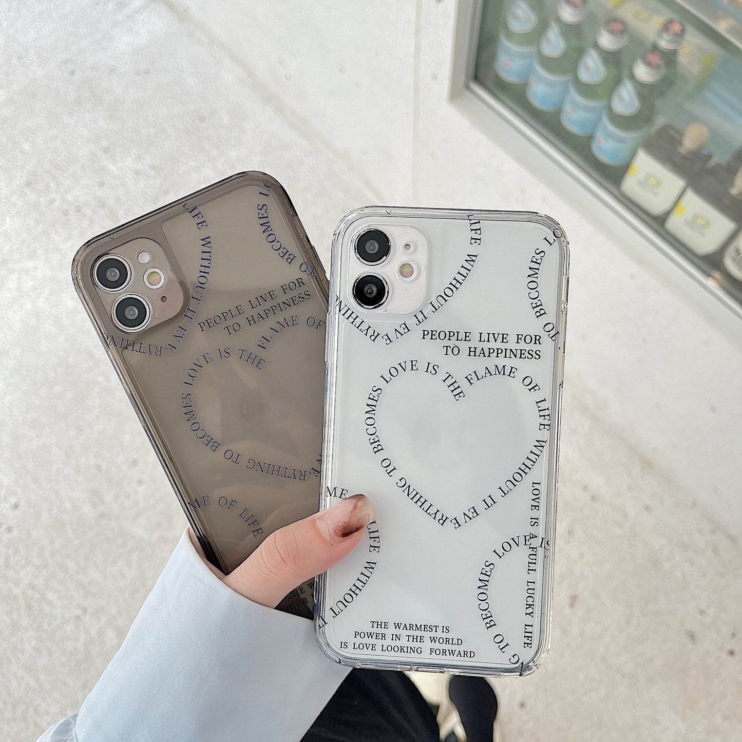 Love Laser Photo Frame Case Fashion Phone Case