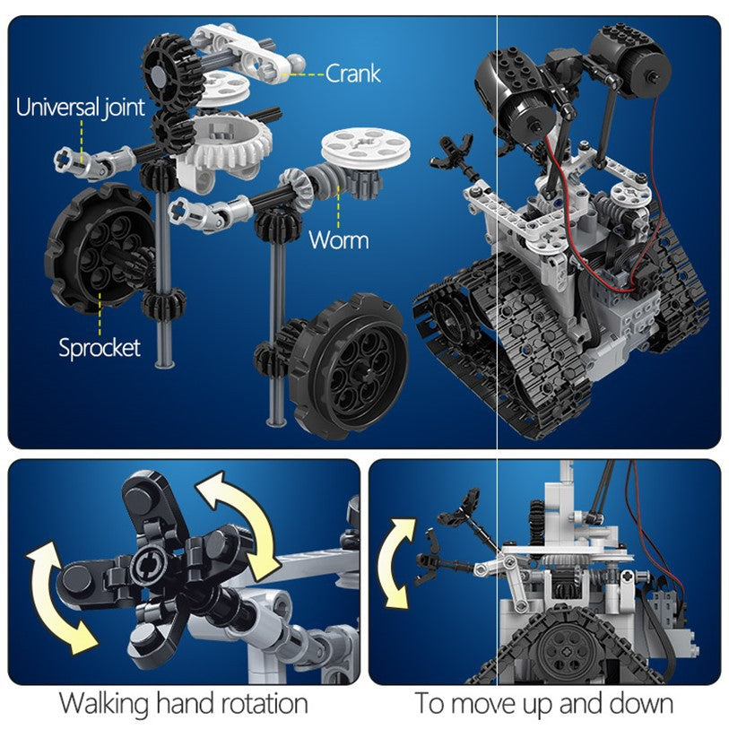 Robot electric block control block toy building blocks