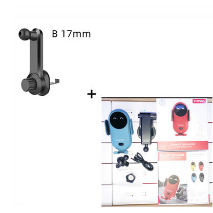 Carregador sem fio para carro com indução infravermelha Suporte para telefone para carro