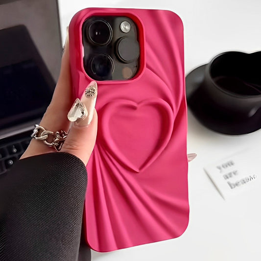 Funda para teléfono Love simple con volantes