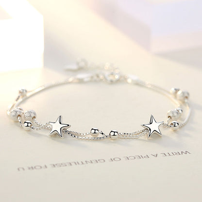 Pulsera Estrella Mujer Plata De Ley