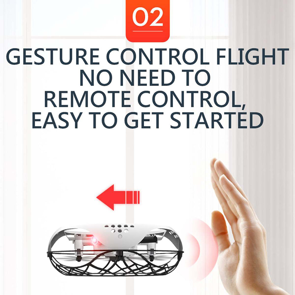 L101 UFO Interactive Drone Infrared Sensor Induction Quadcopter Intelligent Fly Hand Control Helicopter Children Magic Drone Toy