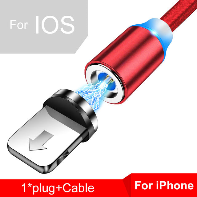 Magnetic USB Cable Fast Charging USB