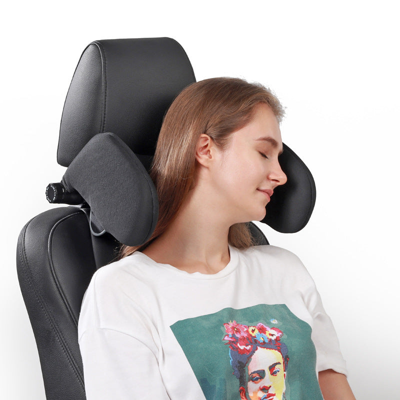 Almohada para reposacabezas de asiento de coche, almohada de descanso para el cuello, solución de soporte para niños y adultos, cojín para la cabeza del asiento del coche