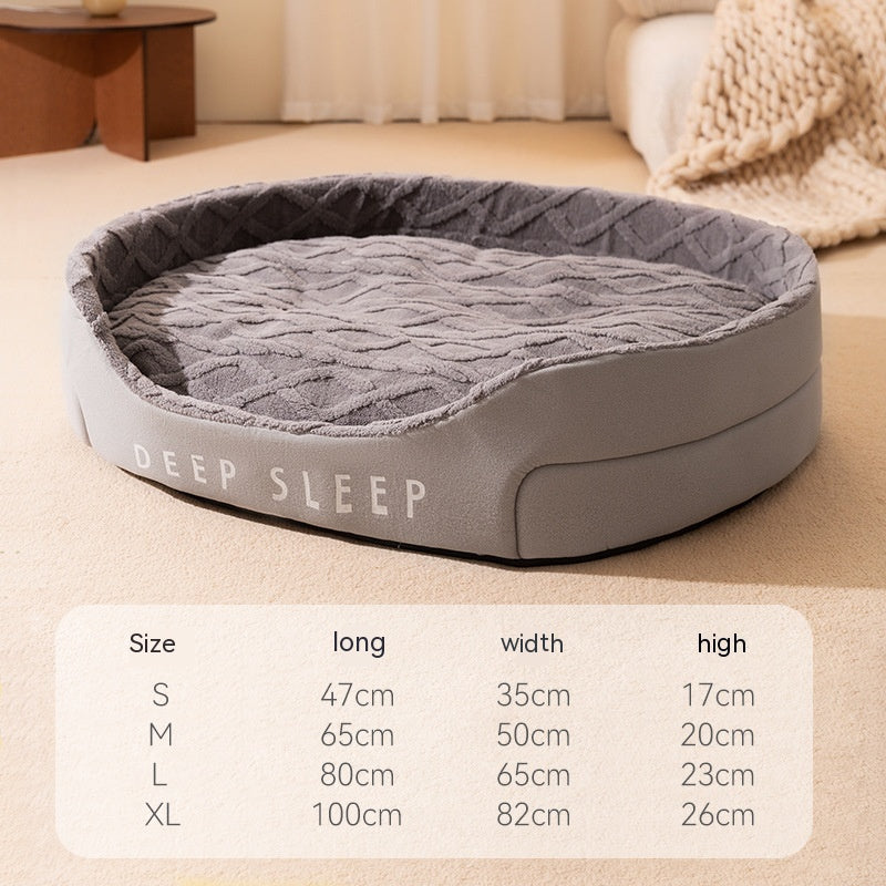 Warm Thick Sponge Cat Dog Nest Small Removable And Washable