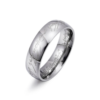 Titanium Steel Ring Men's Ring