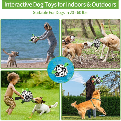 Juguetes para perros, Fútbol interactivo para mascotas, Accesorios para perros 