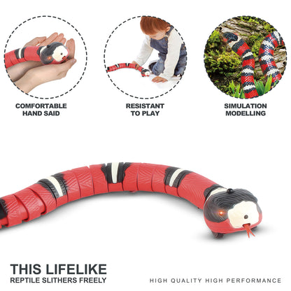 Smart Sensing Interactive Cat Toys Automatic Eletronic Snake