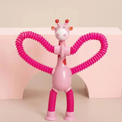 Girafa pop tubos brinquedos sensoriais novidade primavera brinquedo fidget estiramento tubo alívio do estresse brinquedo para o presente do miúdo festa favores