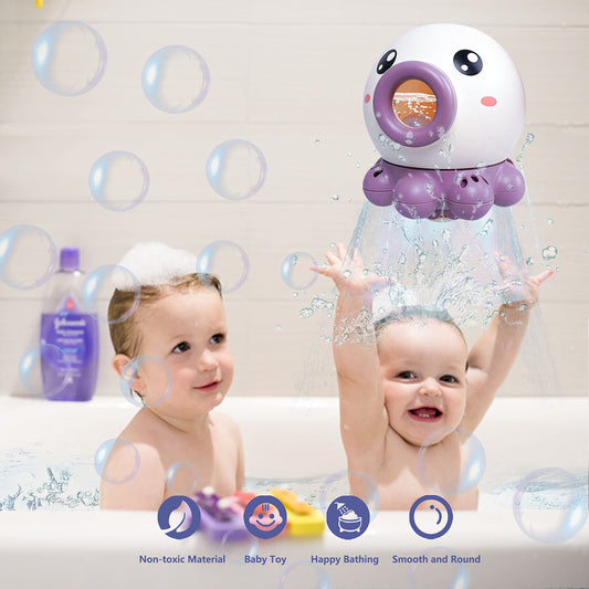 Octopus Fountain Bath Toy, Water Jet Rotating Shower, Kids Water Toys